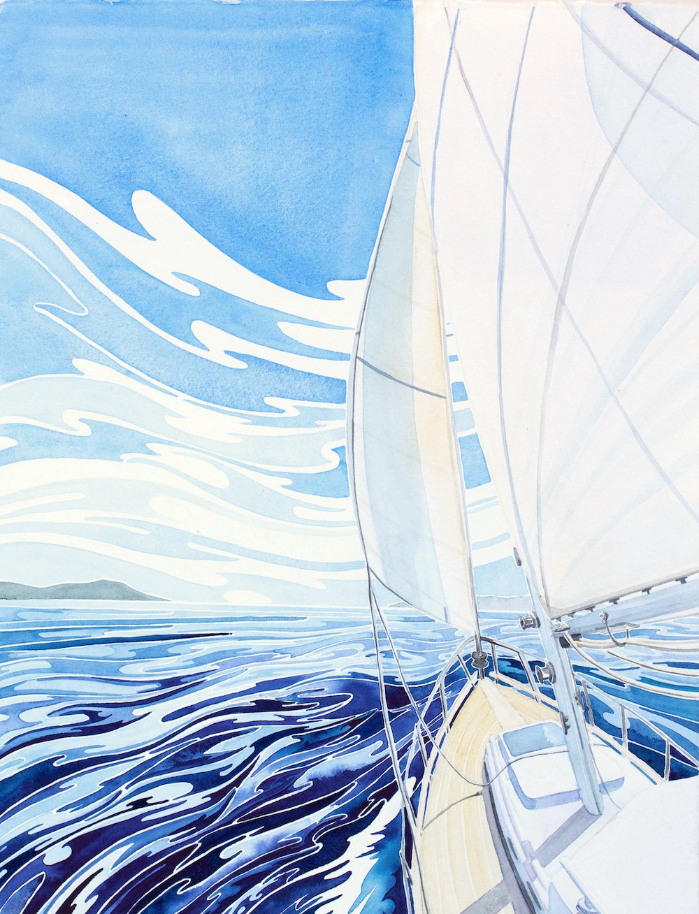 Where the WInds Take Me 11" x 14"